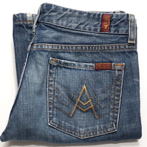 7 for all mankind Jeans size 28 Boot Cut RN#65199 B54 - Picture 14 of 14